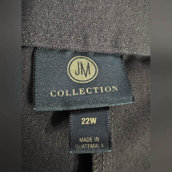 JM Collection Plus - Comfort Waistband Tummy Control Straight Leg - Brown - 22W - Picture 3 of 9